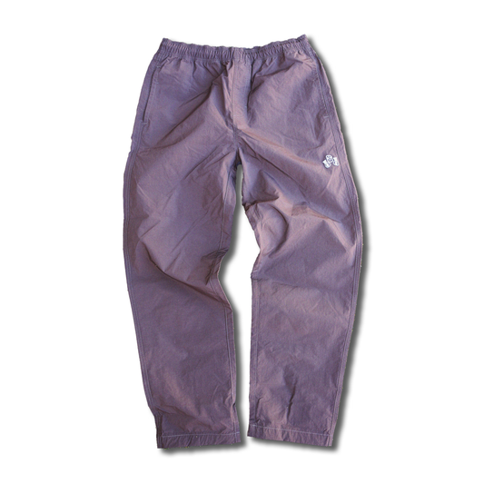 Nylon Logo Pants - (Bracken Brown)